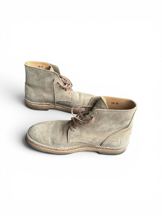 John Lofgren Sahara Boots in Khaki Japanese Suede 12 main image 9